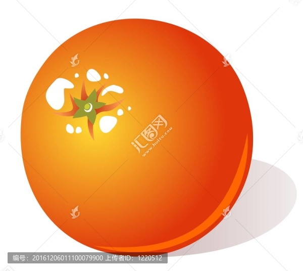 橙色