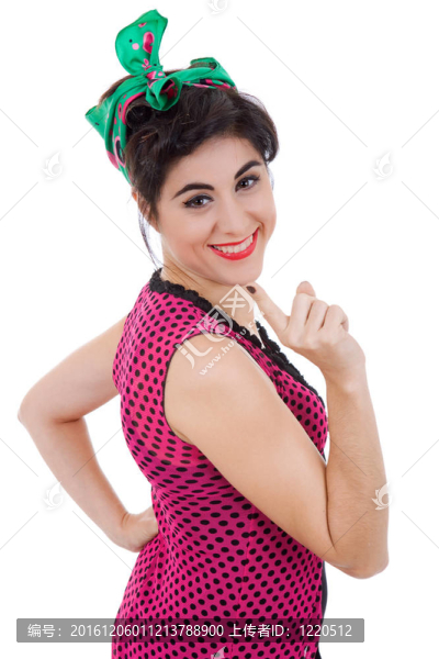 引腳的女孩
