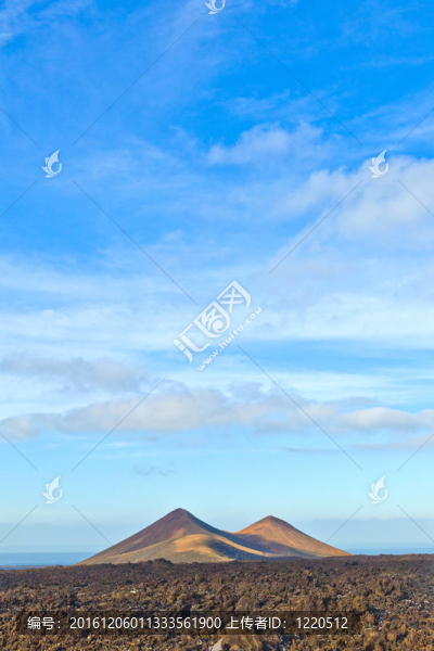 蘭薩羅特島蒂曼法亞國(guó)家公園火山；西班牙