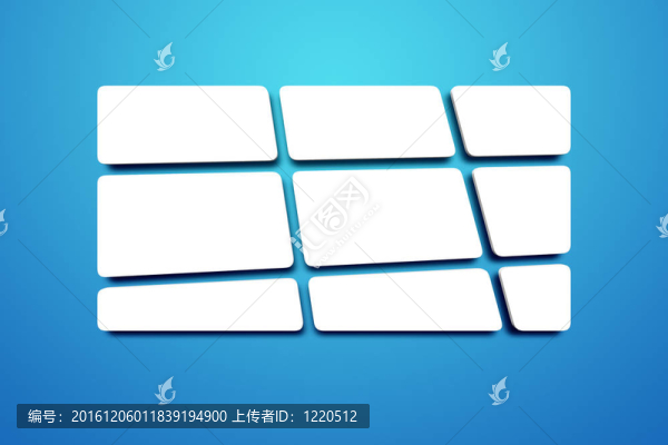 墻上的空白圖片