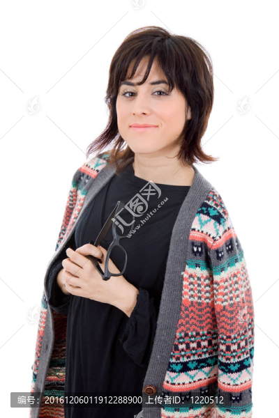 快樂的美麗女人