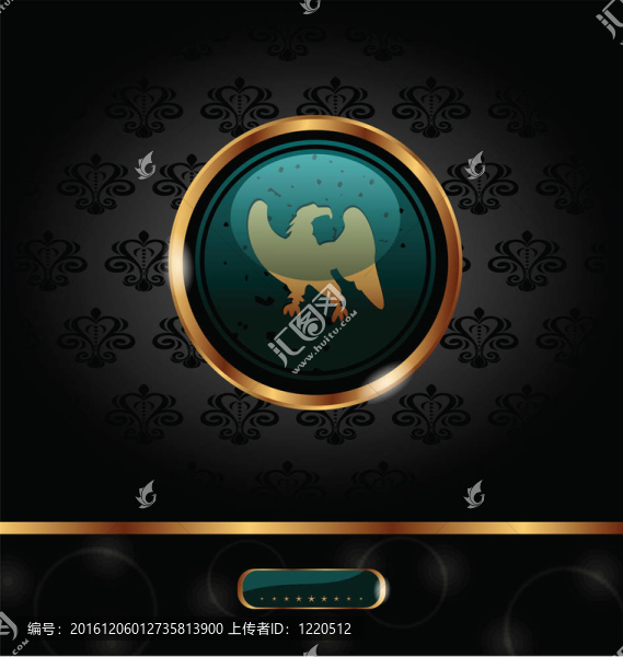金色包裝的鷹