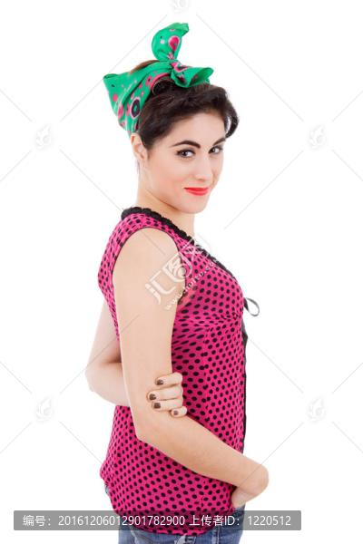 引腳的女孩