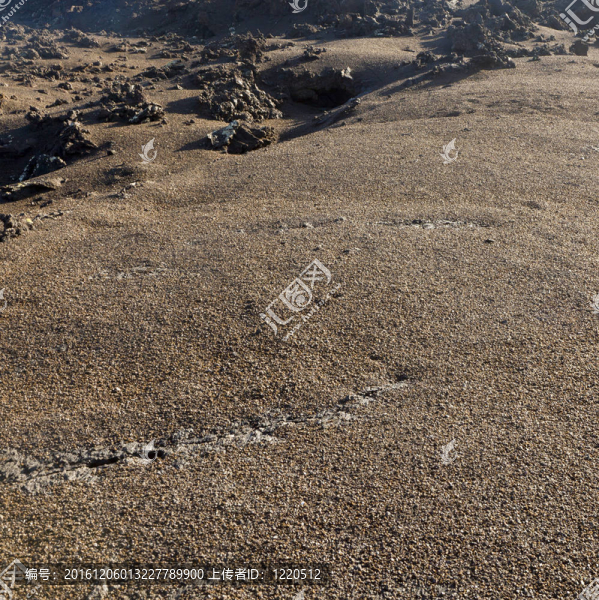 蘭薩羅特島國(guó)家公園火山巖層蒂曼法亞裂巖；西班牙