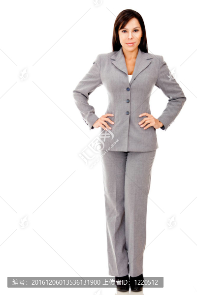 全身的女商人