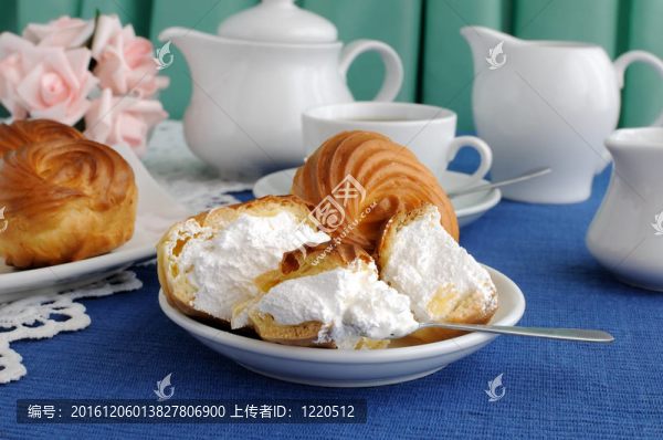 松糕特寫一杯咖啡板