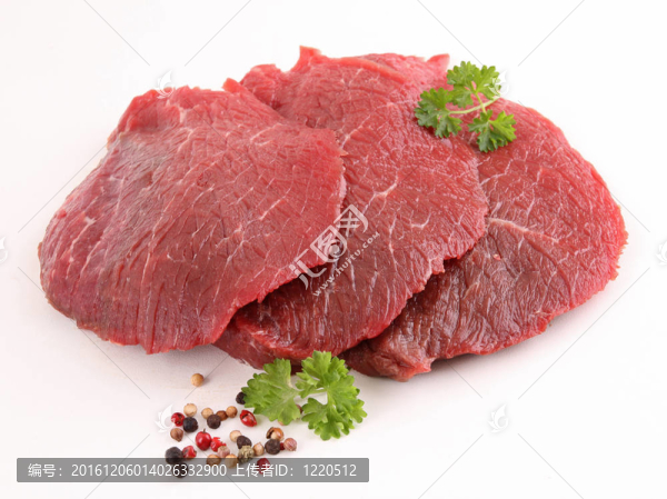 隔離生肉牛肉