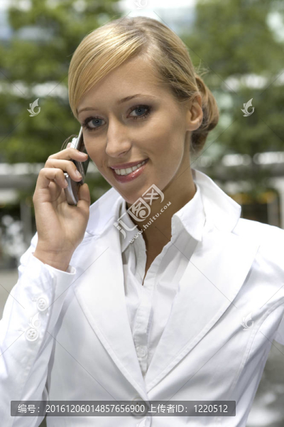 金發(fā)的女商人