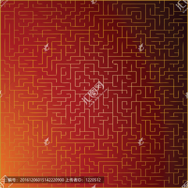 紅色和金色背景