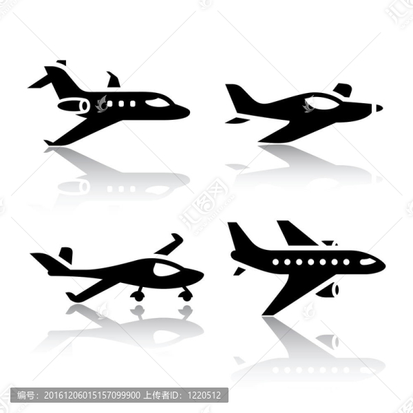 運(yùn)輸圖標(biāo)集-飛機(jī)