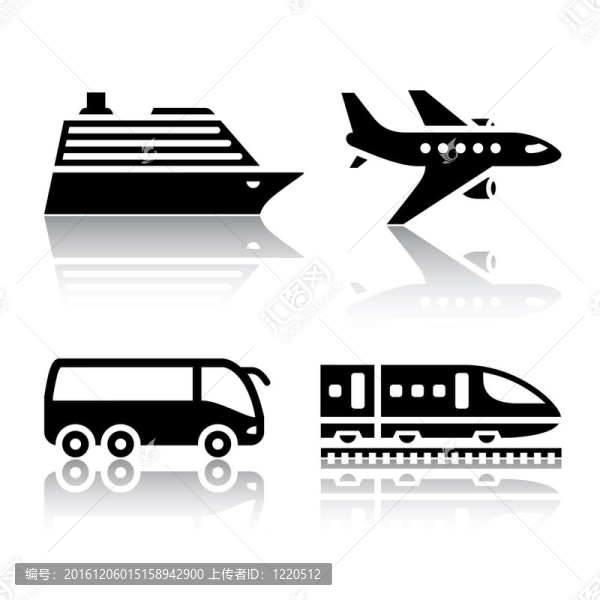 旅游圖標集-旅游