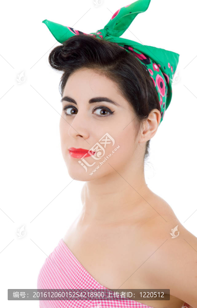 引腳的女孩