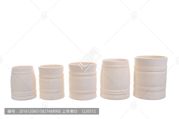 廚房木制罐的圖像采集