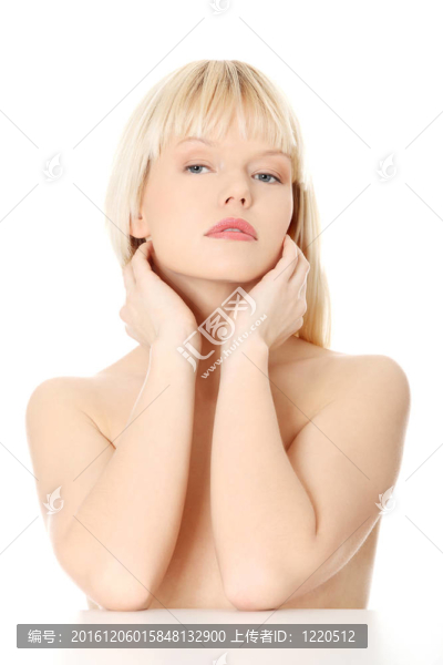 特寫；一個(gè)美麗女人的畫像