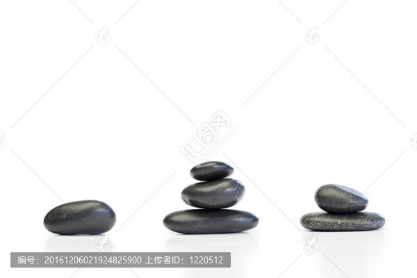 成堆的鵝卵石