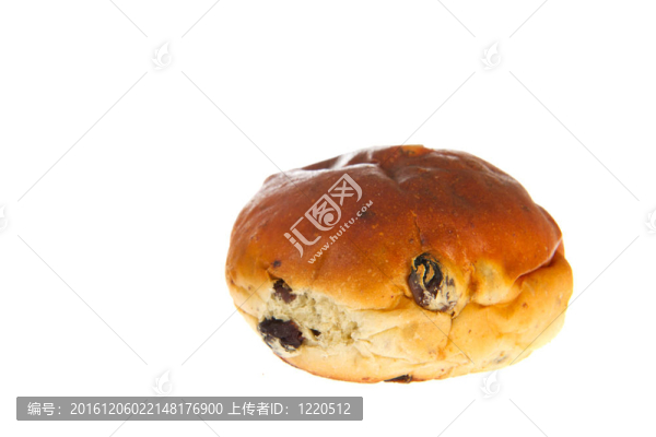 用葡萄干和葡萄干面包