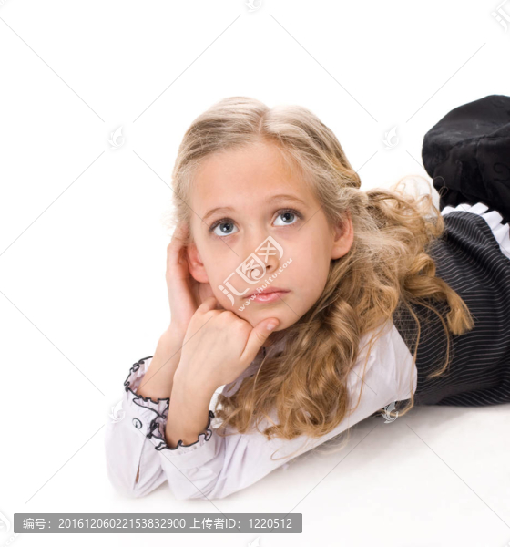 一個年輕漂亮女孩的畫像