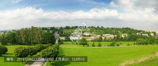 路與村全景