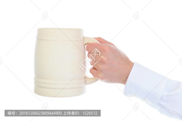 一個木制啤酒杯的圖像