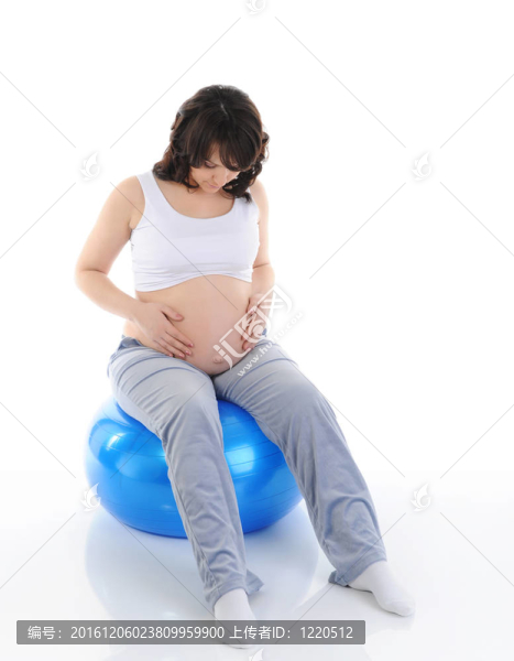 美麗的孕婦