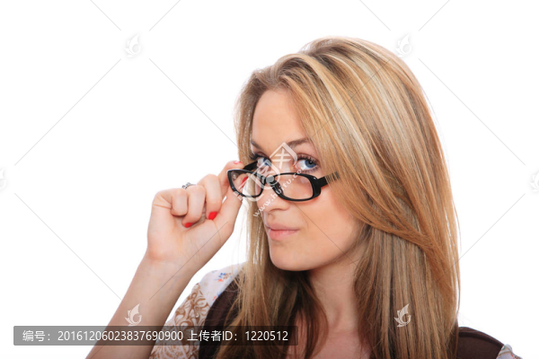 戴眼鏡的女人