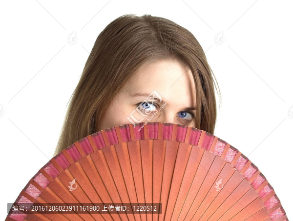 美女與扇子