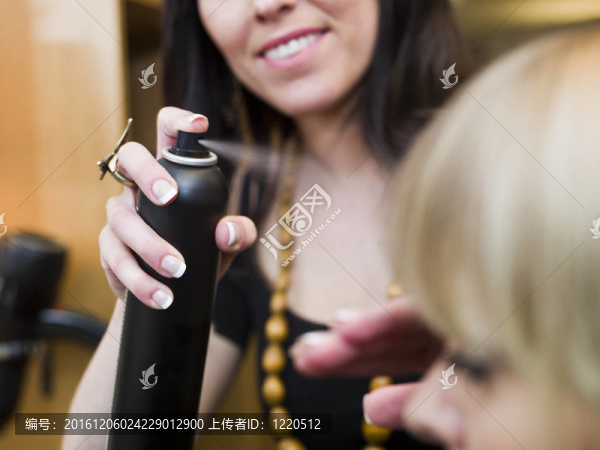 發(fā)膠特寫