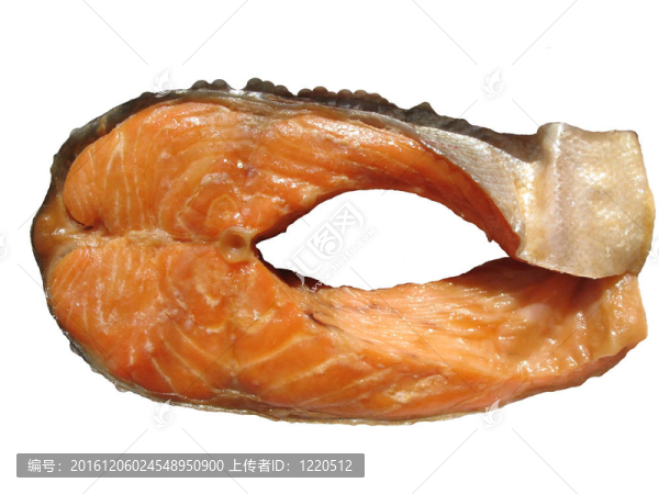 一條熏鱒魚。