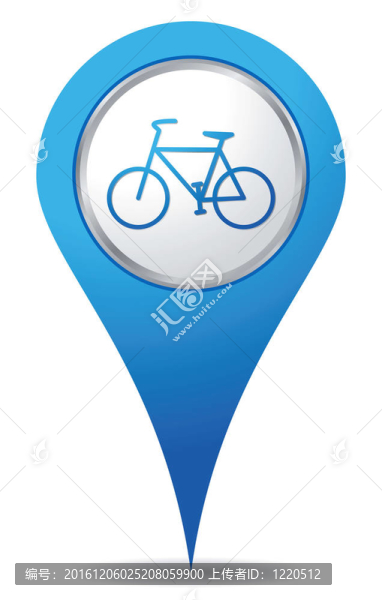 自行車的位置圖標(biāo)