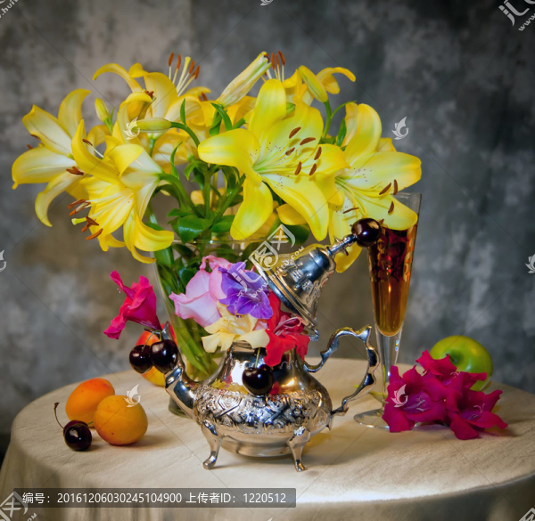 鮮花和水果