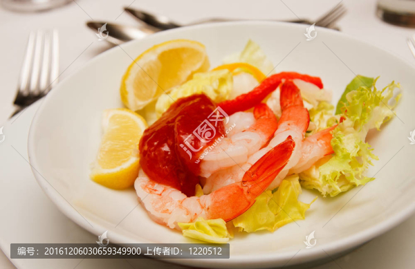白鮮蝦雞尾酒
