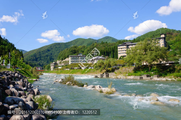 在Nagano,Achi村；日本