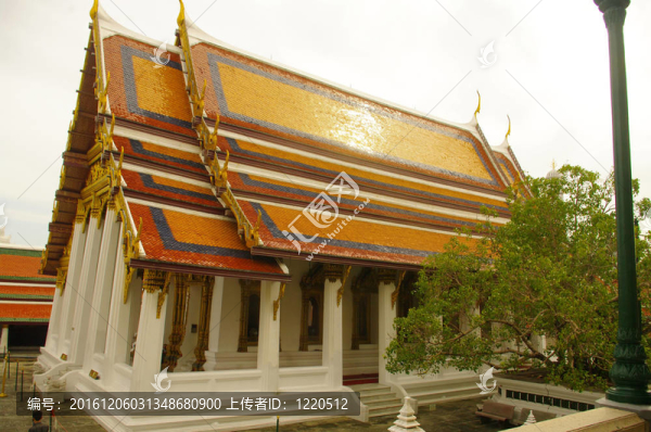 在Wat,Phra的寺廟建筑
