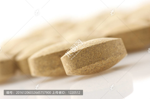 營養(yǎng)補充劑的特寫
