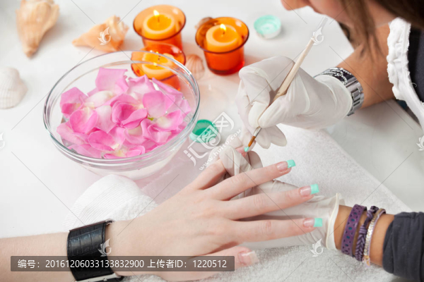 畫指甲
