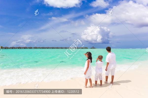 熱帶海灘兒童
