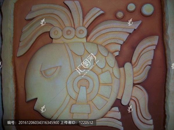 雕塑的魚(yú)