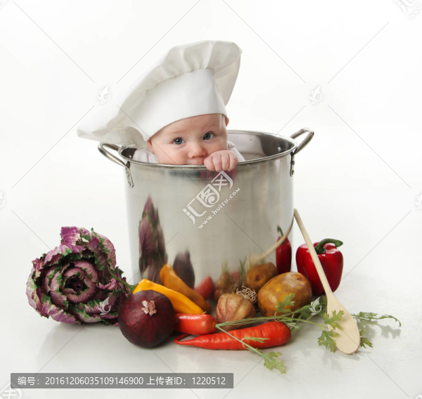 在鍋里的嬰兒