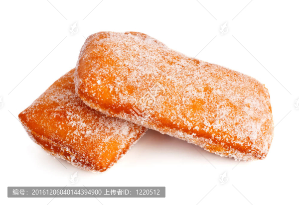 糖粉兩個(gè)甜甜圈