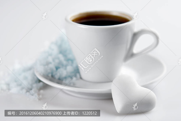 心型糖果雪山咖啡杯。小自由度