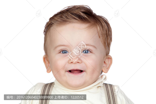 美麗的金發(fā)碧眼的嬰兒