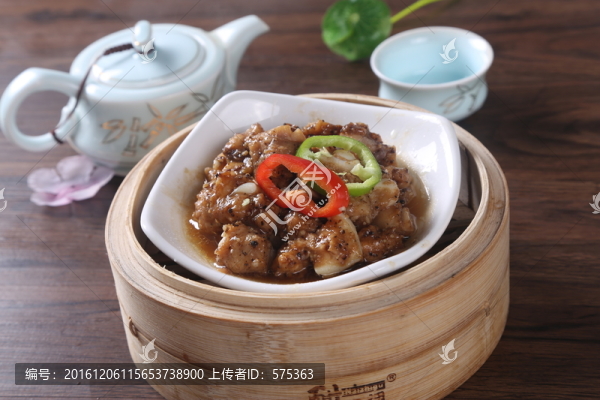 黑椒汁蒸排骨