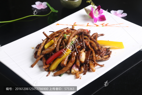茶樹菇爆魷魚