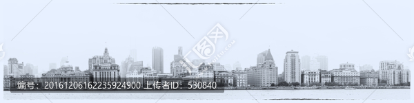 上海外灘老建筑全景