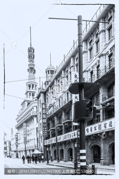 老上海街景