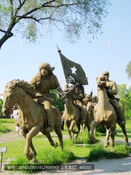 東北抗聯(lián)戰(zhàn)士群雕