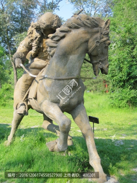 東北抗聯(lián),戰(zhàn)士,雕塑