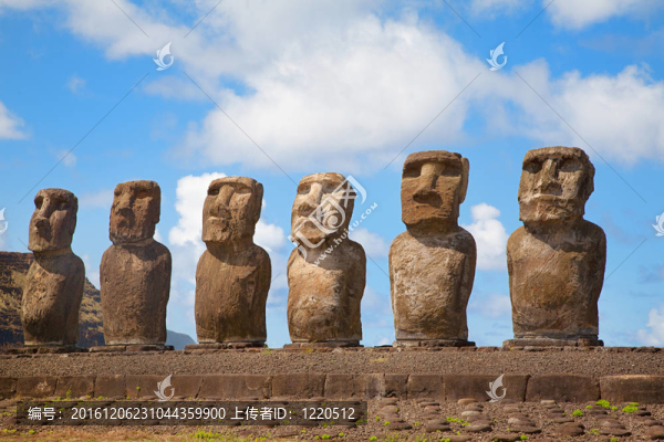 風(fēng)景復(fù)活島雕像
