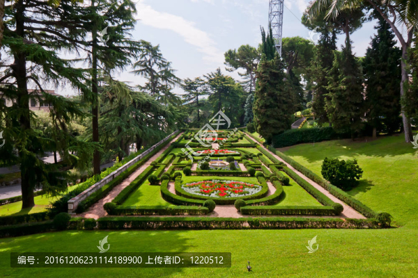 梵蒂岡花園的景色