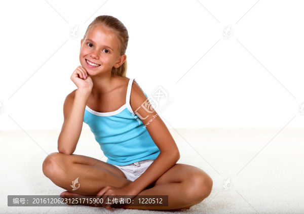 漂亮少女肖像
